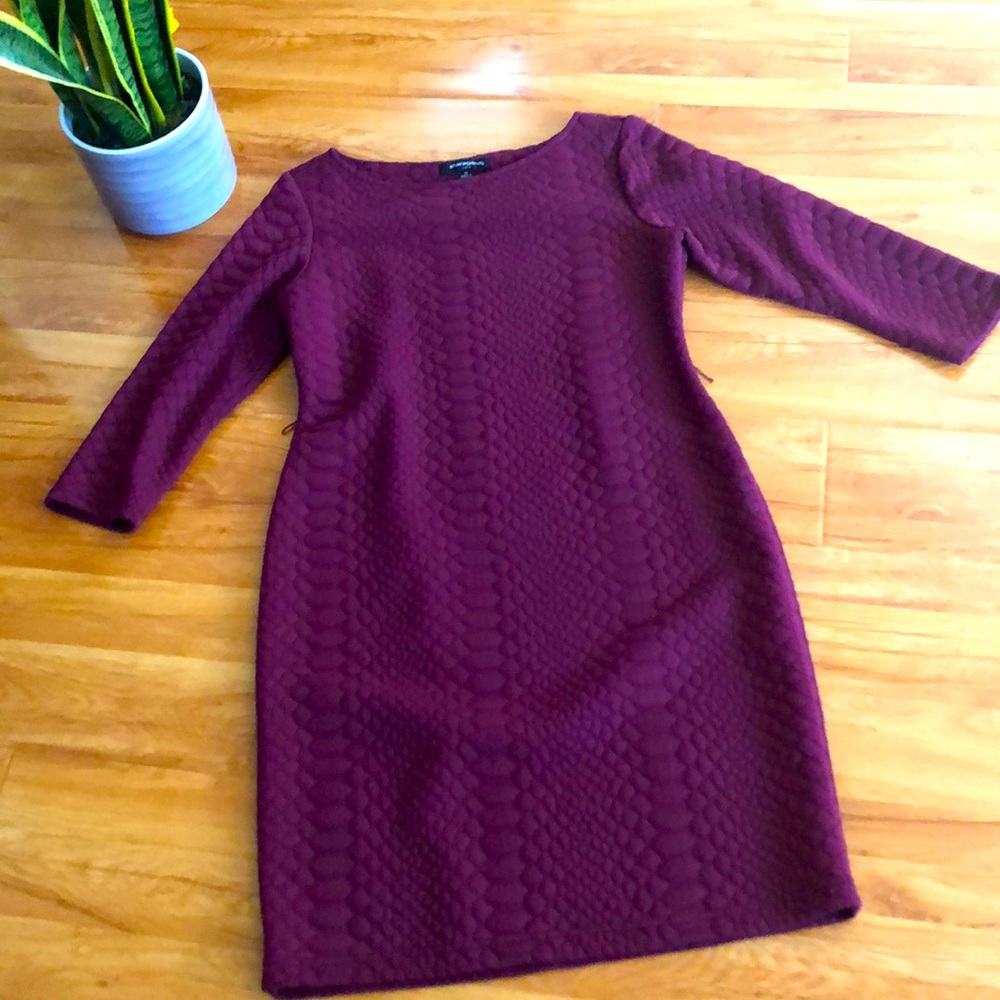 Fitted 3/4 Sleeve Dress